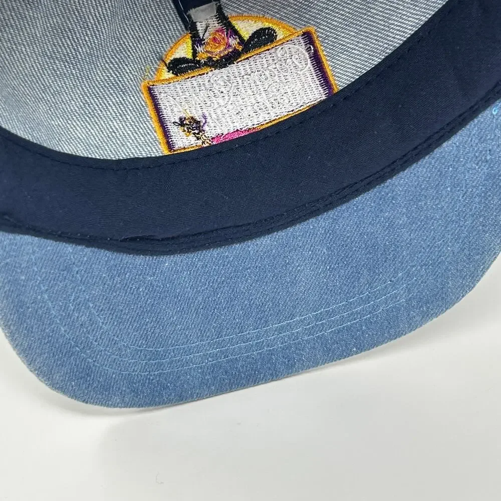 Vintage 90s Crown Royal Country Music Series 93 Hat Baseball Cap Strapback Blue
